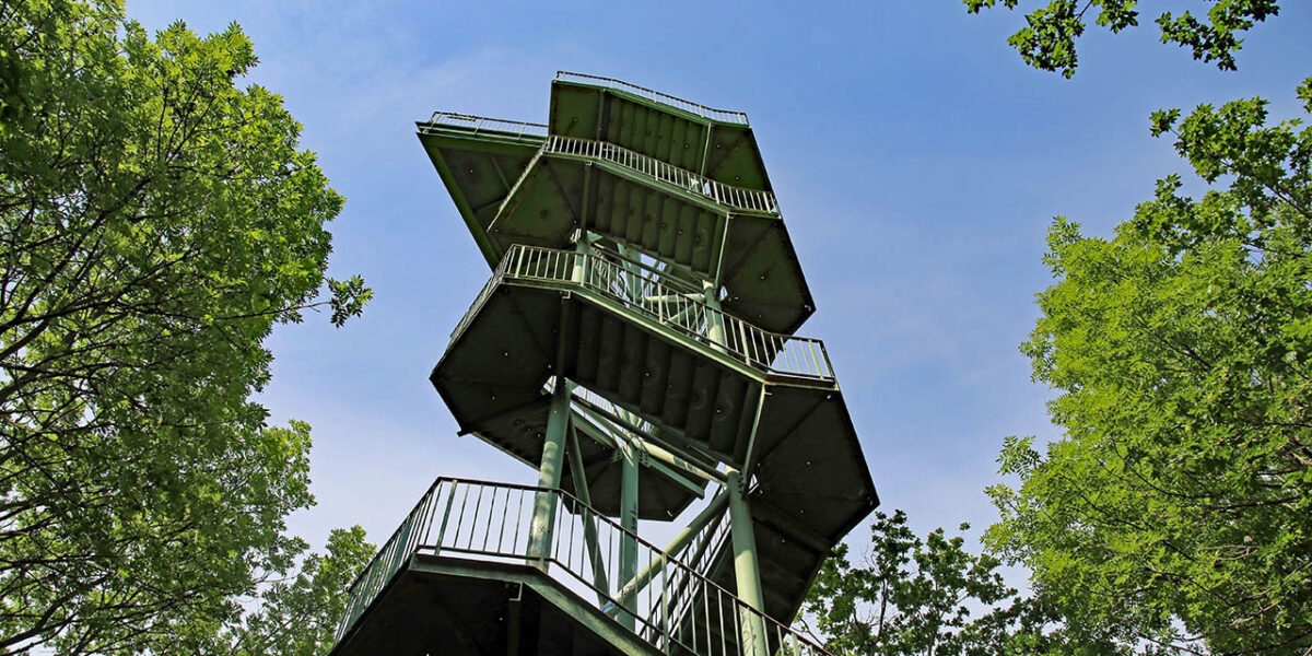 Aussichtsturm im Rosental in Leipzig