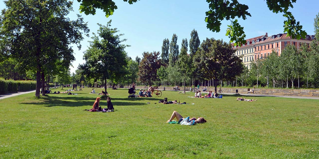 Lene-Voigt-Park - BILDLEXIKON LEIPZIG - Das lebendige Stadtgedächtnis von Leipzig
