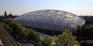 Foto: Leipzig - Gondwanaland im Zoo Leipzig - Außenansicht der Riesentropenhalle