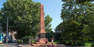 Foto: Leipzig – Eisenbahnobelisk