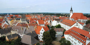 Foto: Torgau – Blick zur Stadtkirche St. Marien