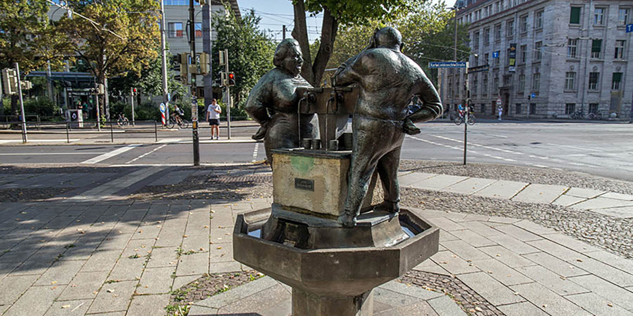 Foto: Leipzig – Ausschank Brunnen