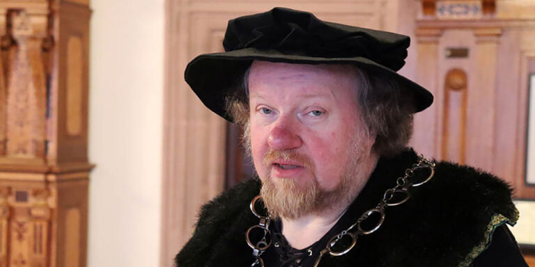 Foto: Leipzig – Karsten PIETSCH – Führung durch das Stadtgeschichtliche Museum Leipzig im Alten Rathaus als Bürgermeister Hieronymus Lotter, der 1497-1580 lebte (Oktober 2025)